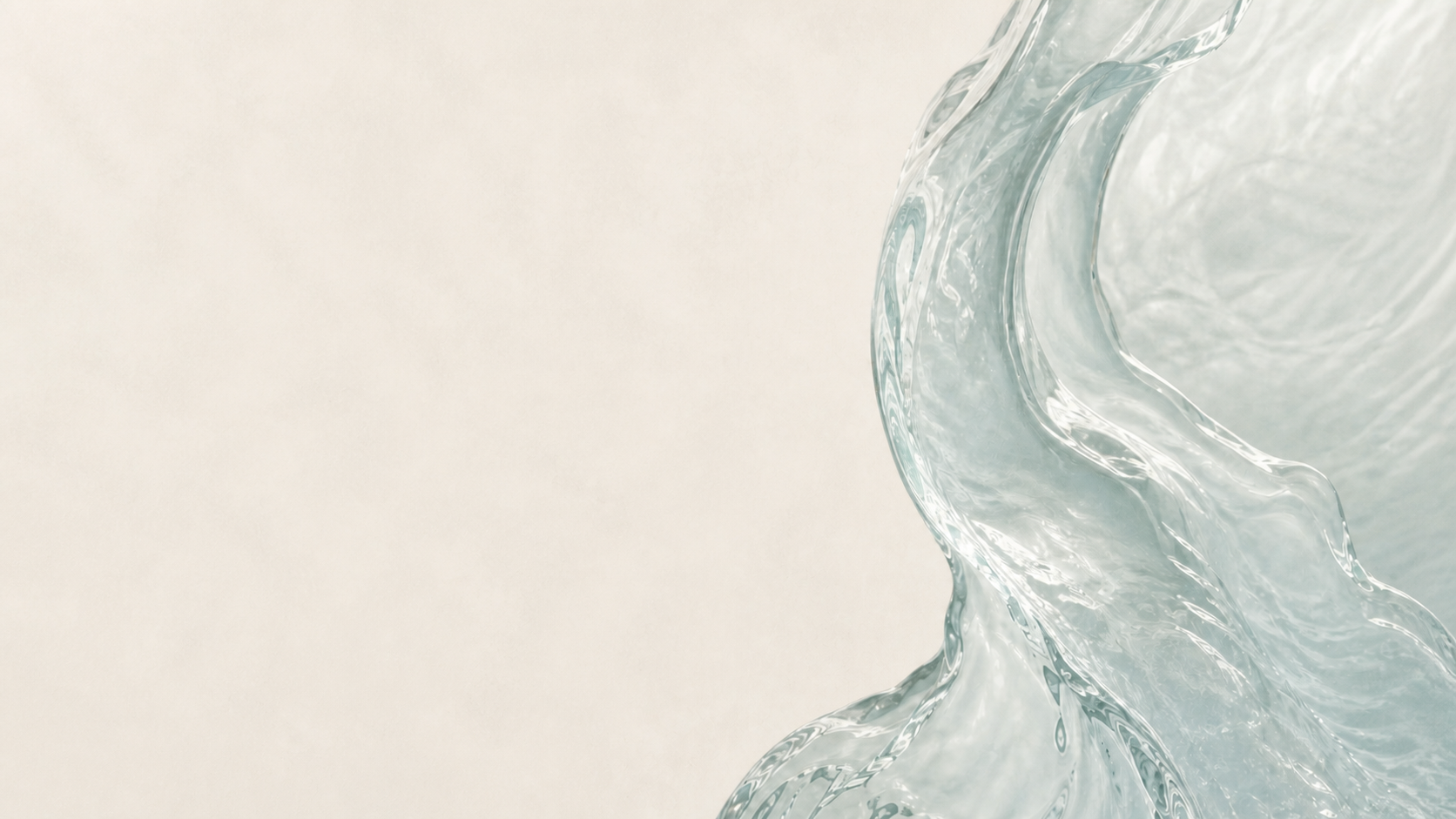 Stillwater translucent water artwork